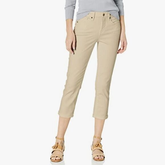 NYDJ chloe skinny Capri jeans with roll cuffs - Picture 3 of 12